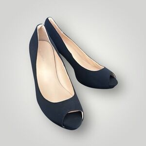 Liz Claiborne Shoes Women's Size 9M 19963 Ramona Peep Toe Slip-on Pumps